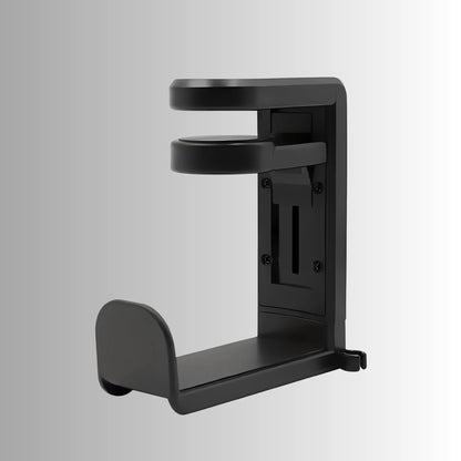 HeadsetFix Kopfhörer Aufbewahrung schwarz Einzelansicht mit Halterungen für Audio Equipment Organisation